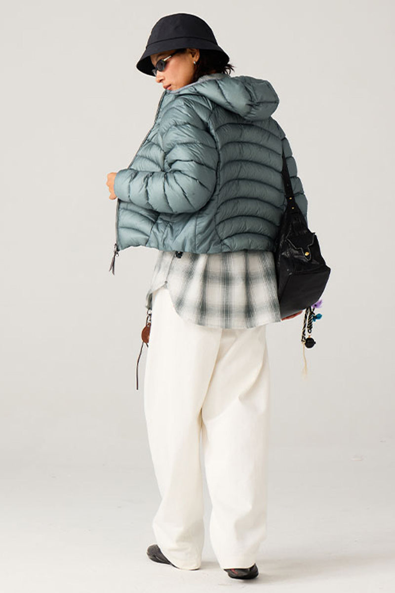 フード付き軽量ダウンジャケットウイメンズ25BLYR006