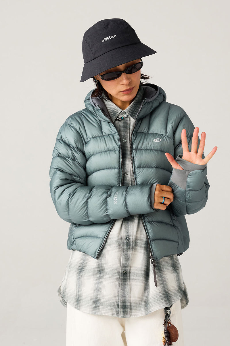 フード付き軽量ダウンジャケットウイメンズ25BLYR006