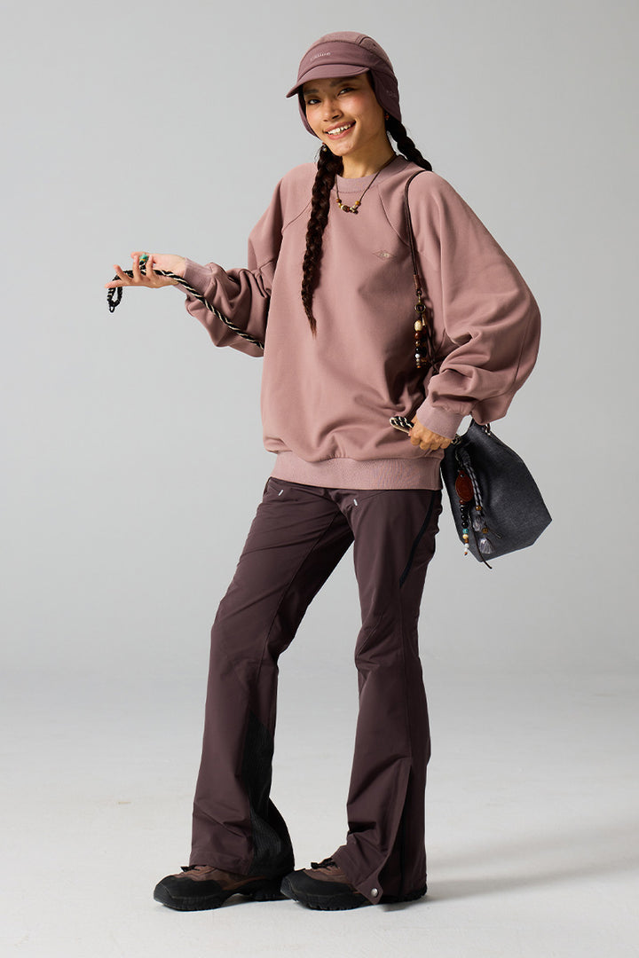 バックプリント動物柄フリースTシャツ25BLWY023