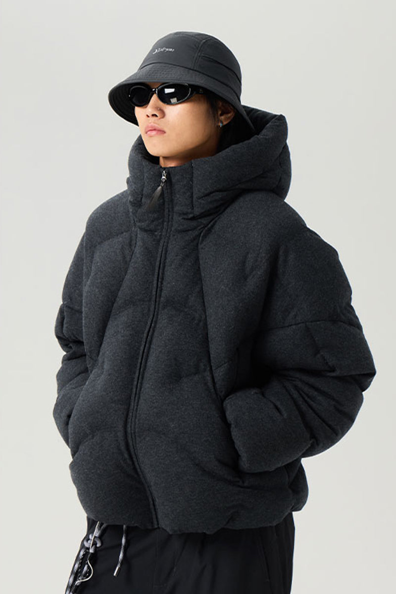 ウールキルティングダウンジャケット25BLYR012