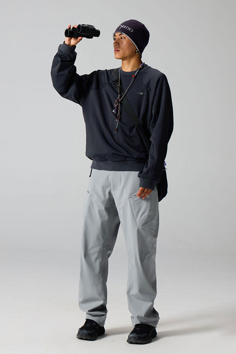 バックプリント動物柄フリースTシャツ25BLWY023