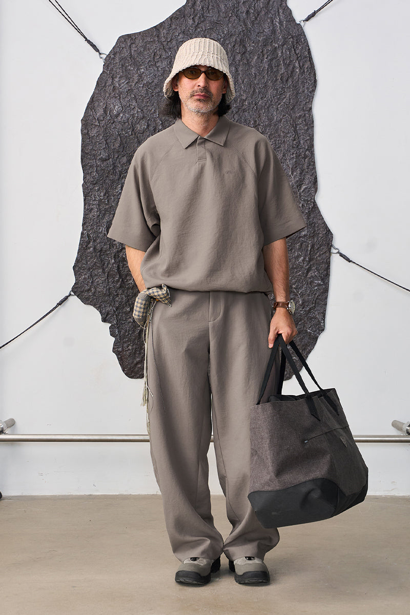 MICROFTオーバーサイズ半袖ポロシャツNLBLDPL001