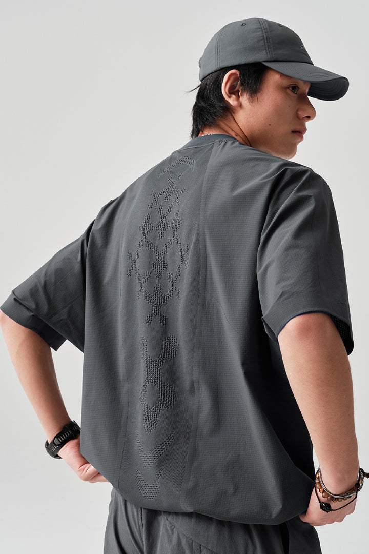 シームレスクルーネック半袖TシャツNLBLDTX006