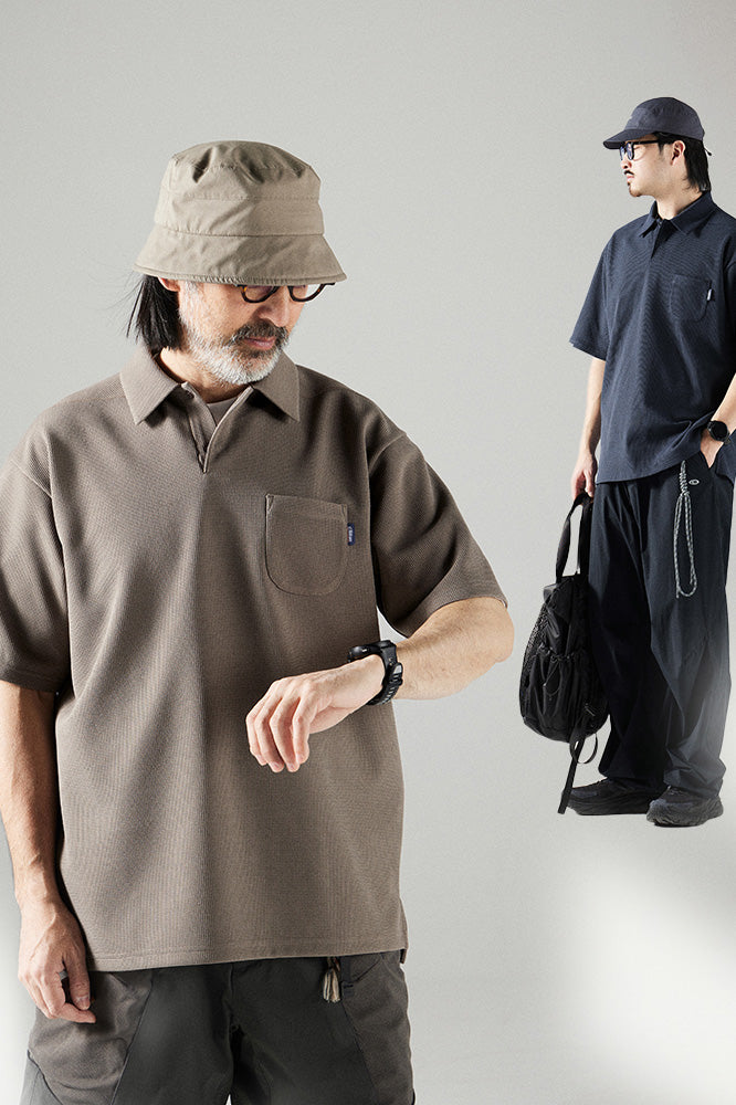 不*火様 TRVO WHITE LUNAR DUST POLO Volunteer Traditions Tennessee Tri-Star James Stripe Polo