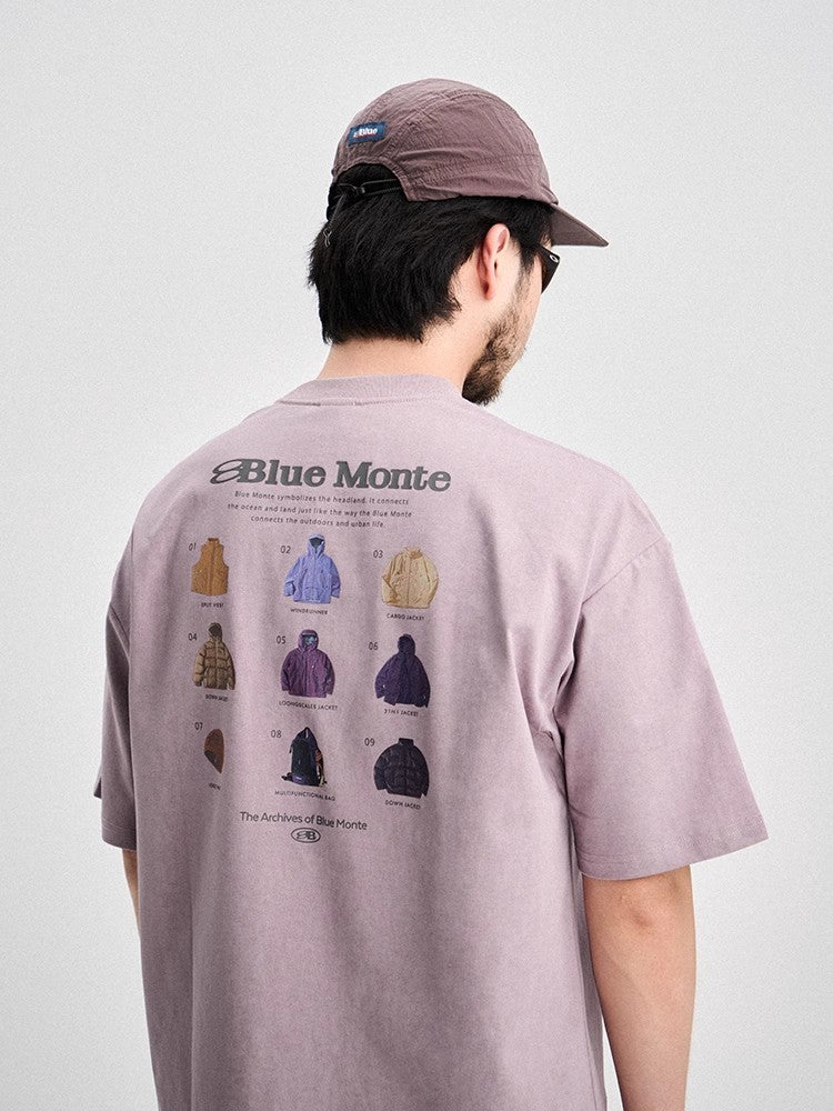 ヴィンテージワックス加工Tシャツ25BLDT038