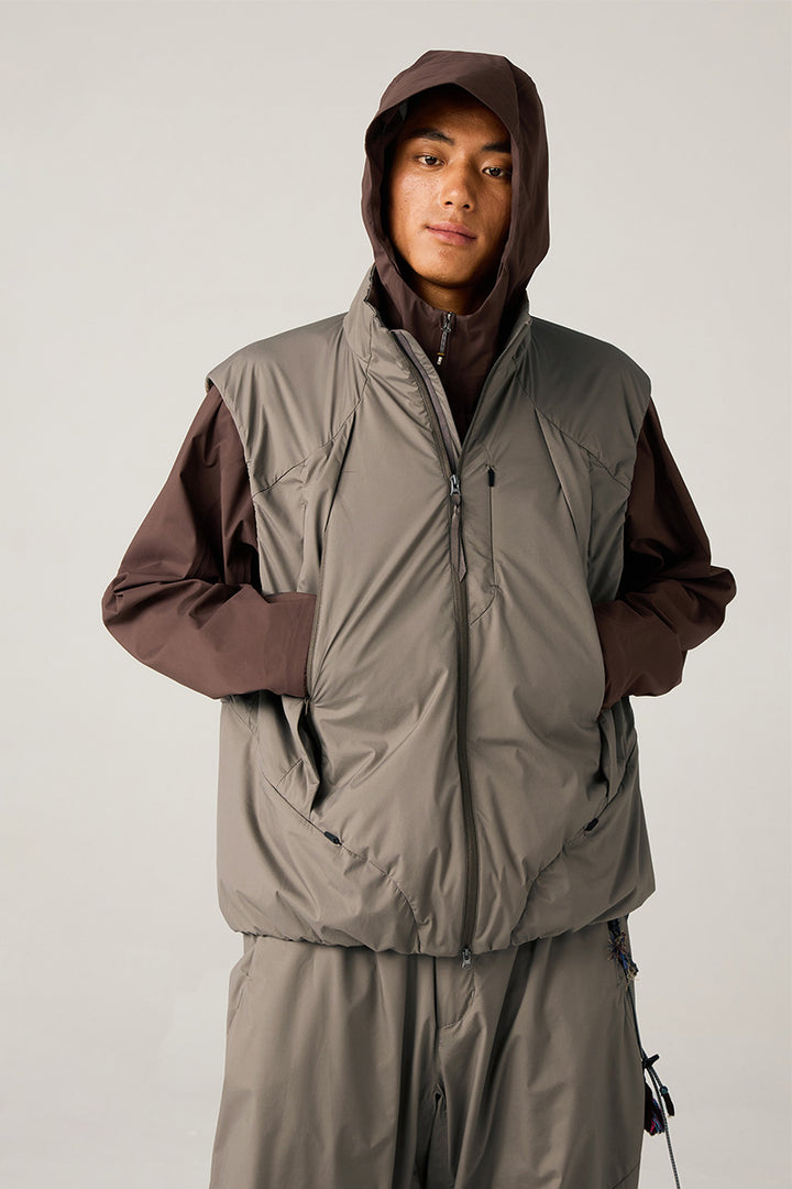 マッチポッケ付き中綿ベスト25BLMJ004