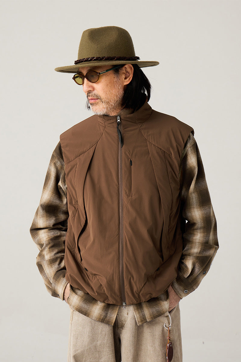 マッチポッケ付き中綿ベスト25BLMJ004