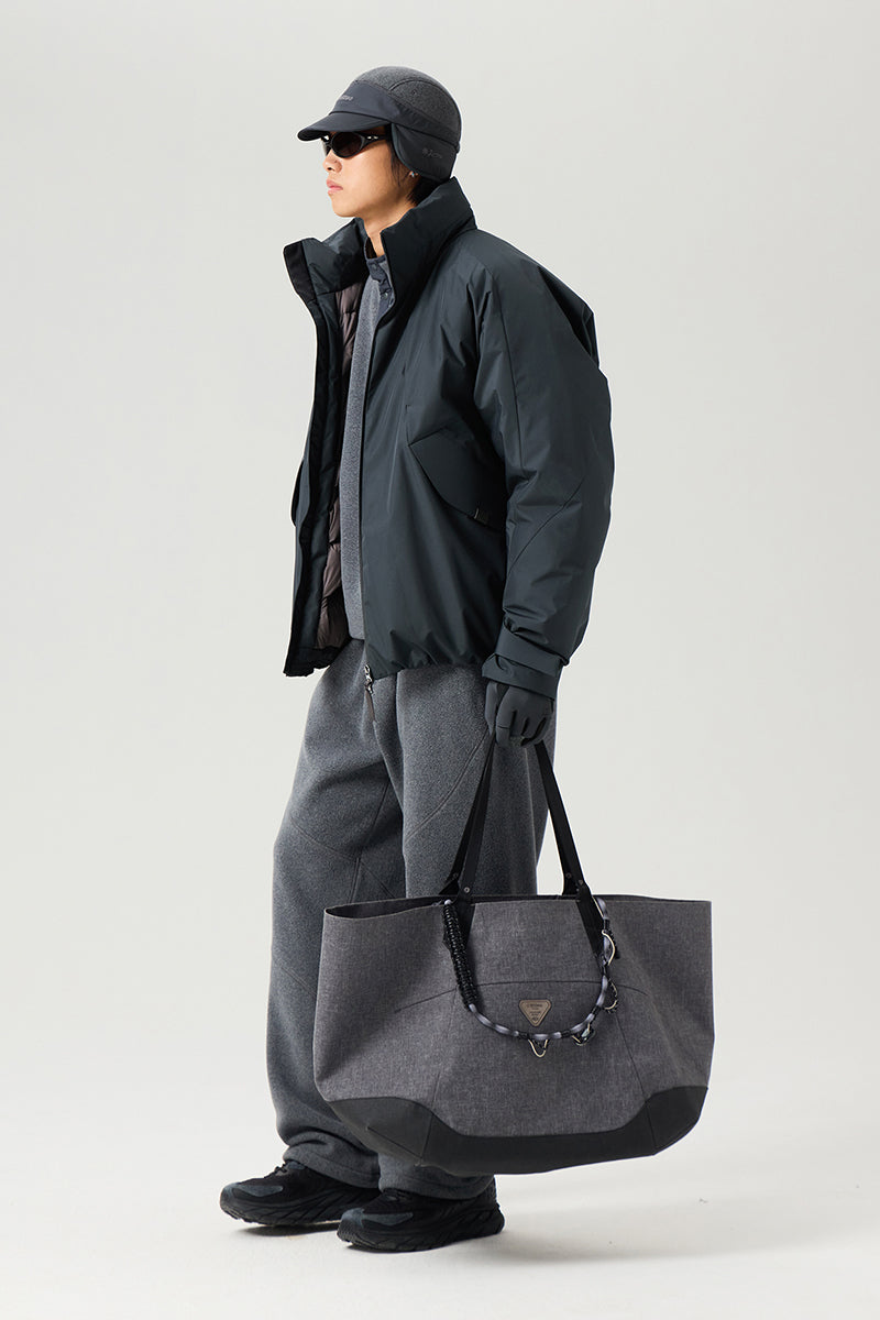 スタンドカラーロングスケールダウンジャケット25BLYR010