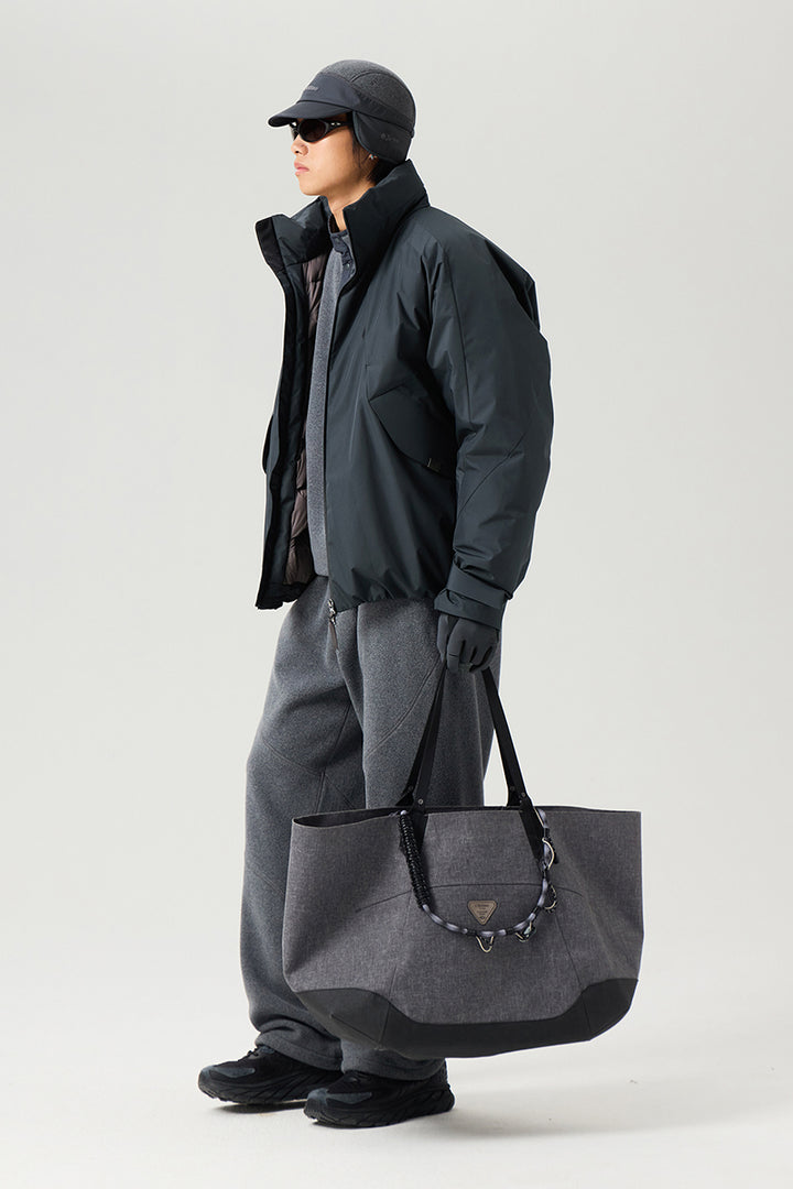 スタンドカラーロングスケールダウンジャケット25BLYR010