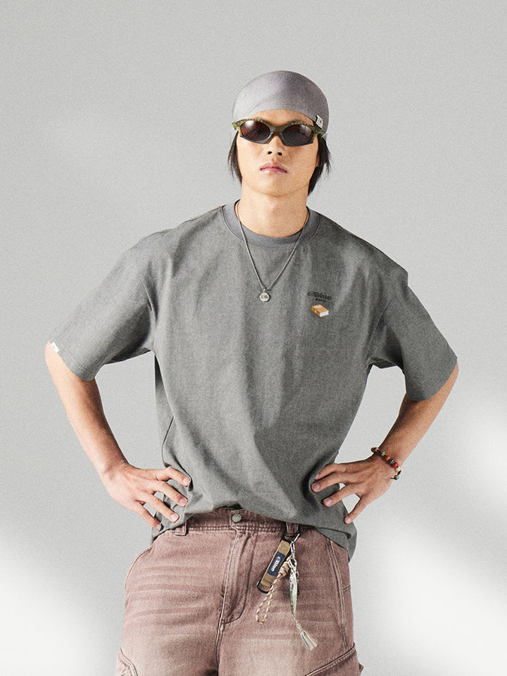 ヴィンテージワックス加工Tシャツ25BLDT038