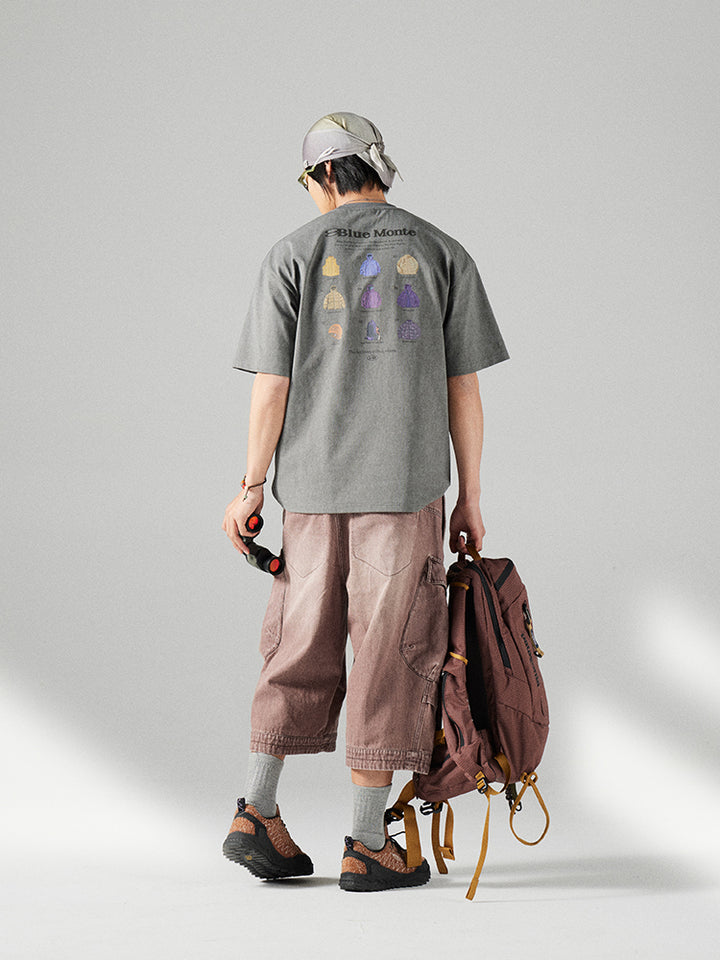 ヴィンテージワックス加工Tシャツ25BLDT038