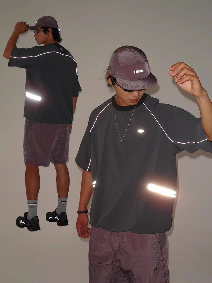 反射 ランニングTシャツ24TMT003