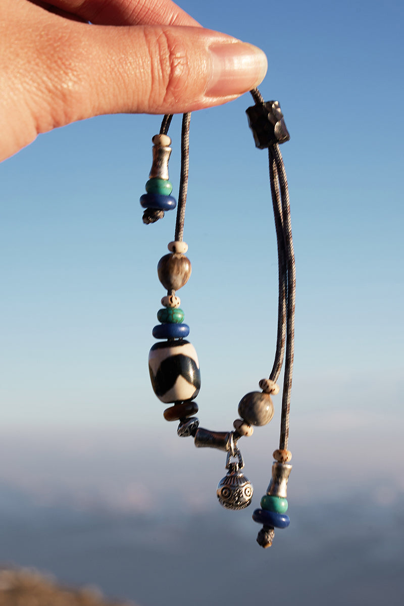 ツートーン編みヴィンテージブレスレットNLBLAPS003