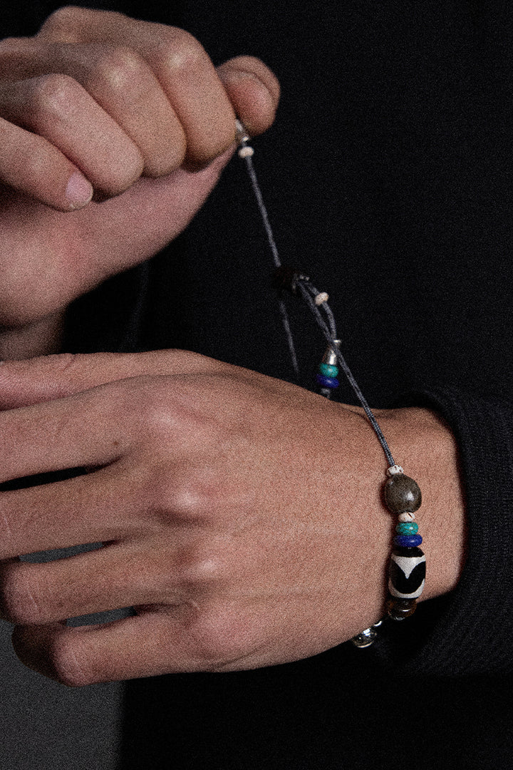 ツートーン編みヴィンテージブレスレットNLBLAPS003