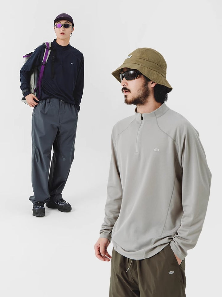 スタンドカラー トレーニングTシャツ  メンズ　 24BLCT011