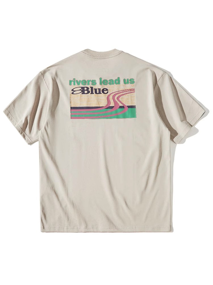 リバーフローデザインTシャツ24TMT014