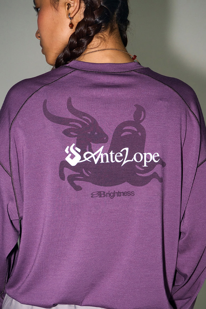 バックプリント動物柄Tシャツ25BLCT019