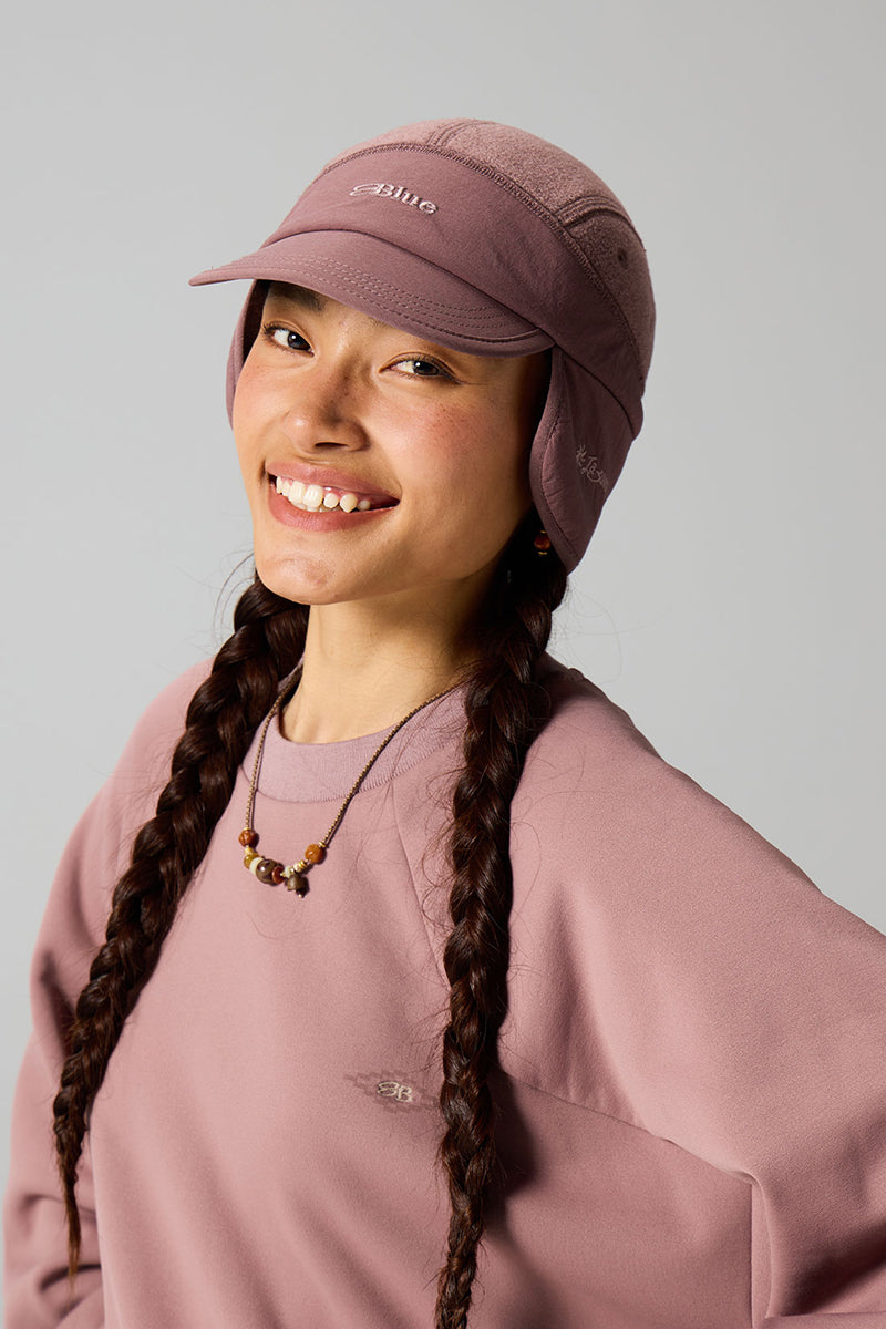 POLARTEC耳当て付きフリースベースボールキャップ25BLML017