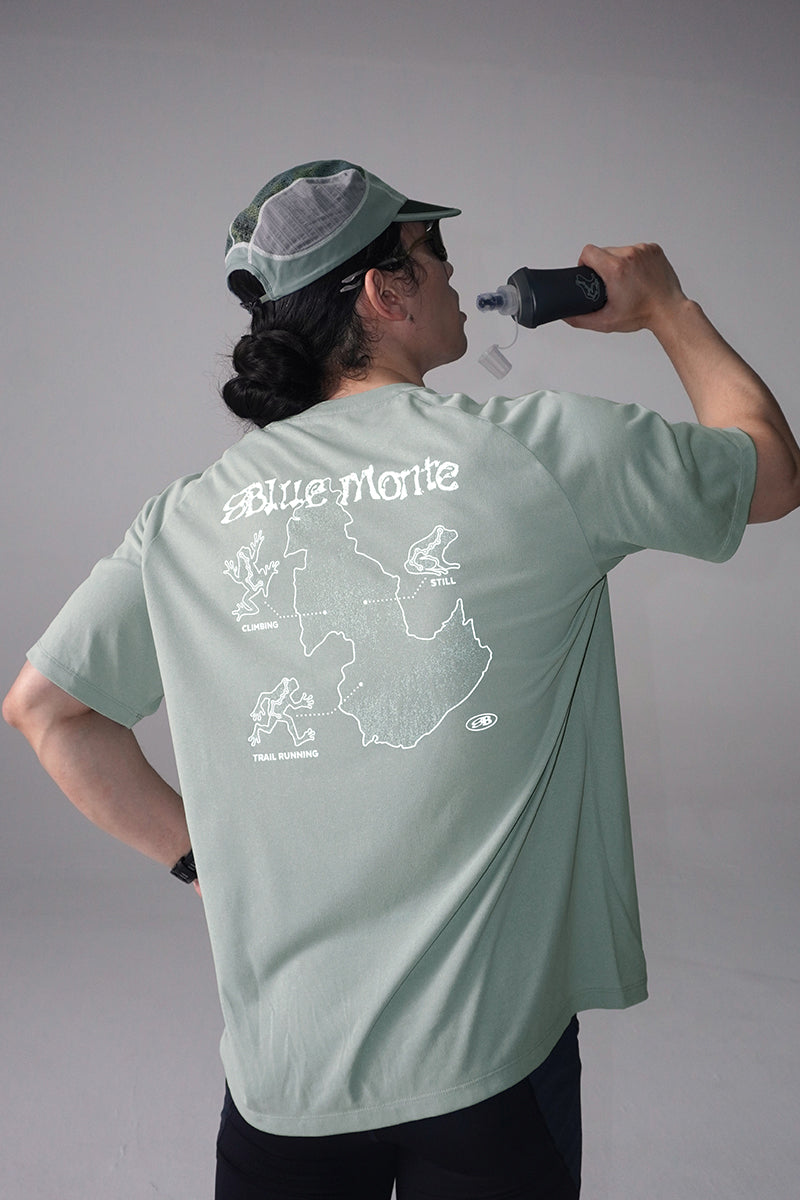 POLARTECカエルプリント抗菌加工TシャツNLBLDTX034