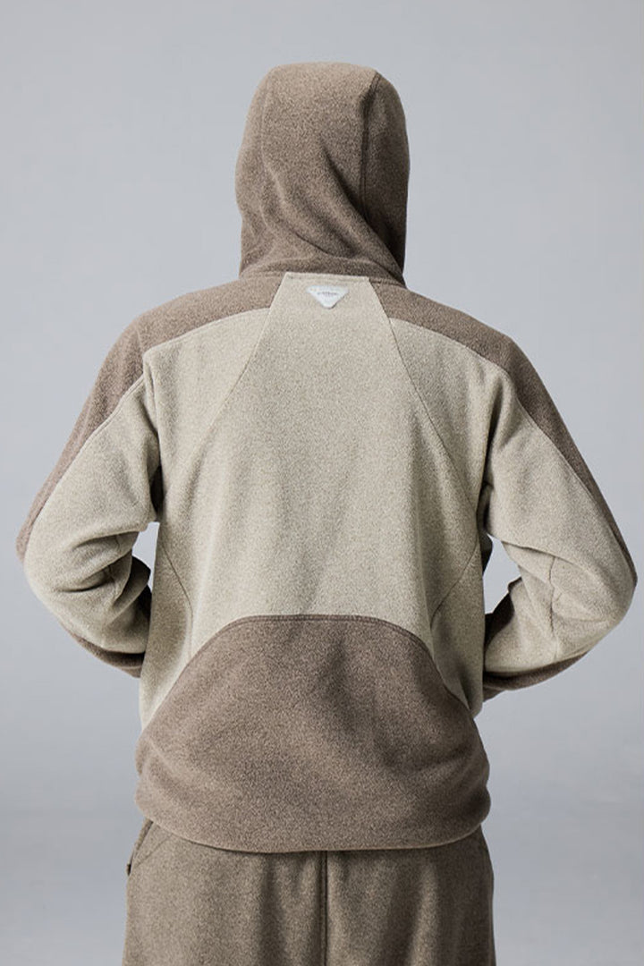 POLARTECフリースカラーブロックデザインジャケット25BLJK029