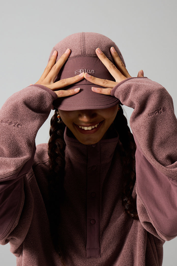 POLARTEC耳当て付きフリースベースボールキャップ25BLML017