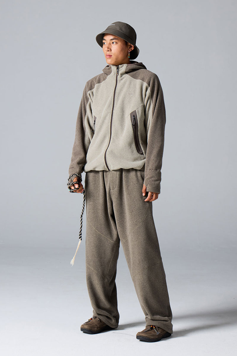 POLARTECフリースカラーブロックデザインジャケット25BLJK029