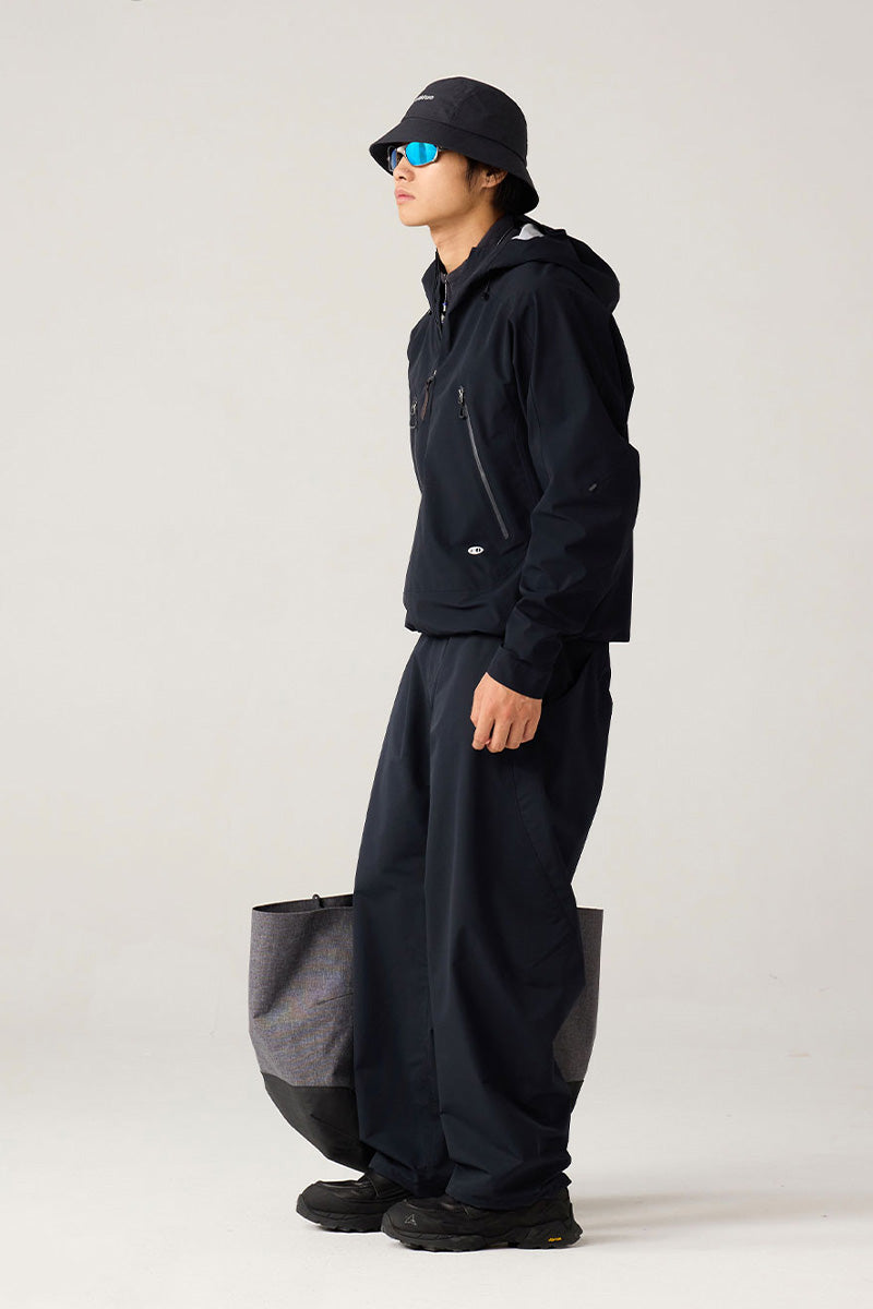 調節可能なフード付きハードシェルジャケット25BLCY005