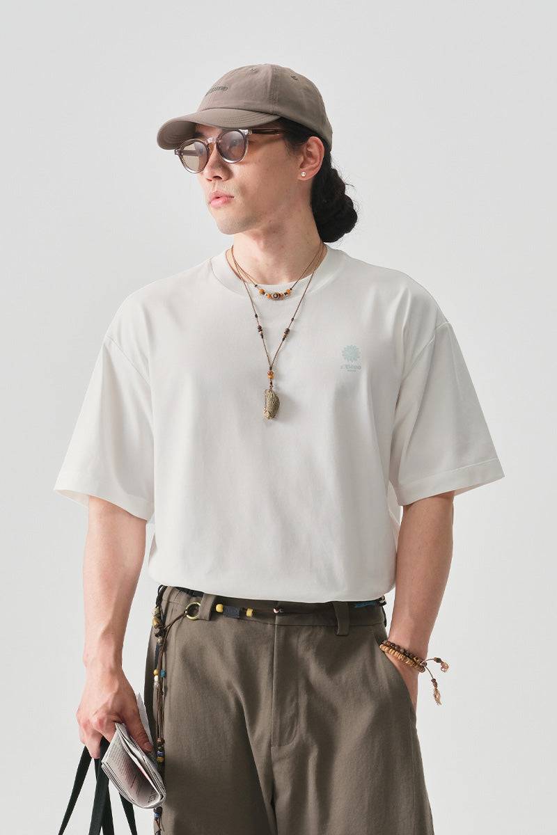 COOLMAXPROシード柄の半袖TシャツNLBLDTX039