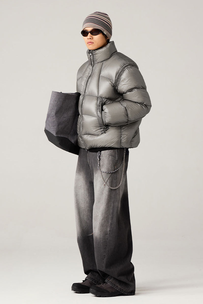 ショートスタンドカラーダウンジャケット25BLYR003