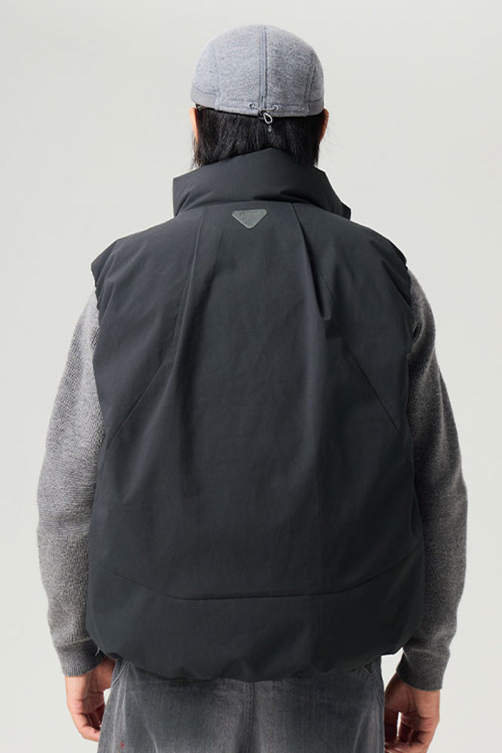 フラップポケット付きダウンベスト25BLMJ007