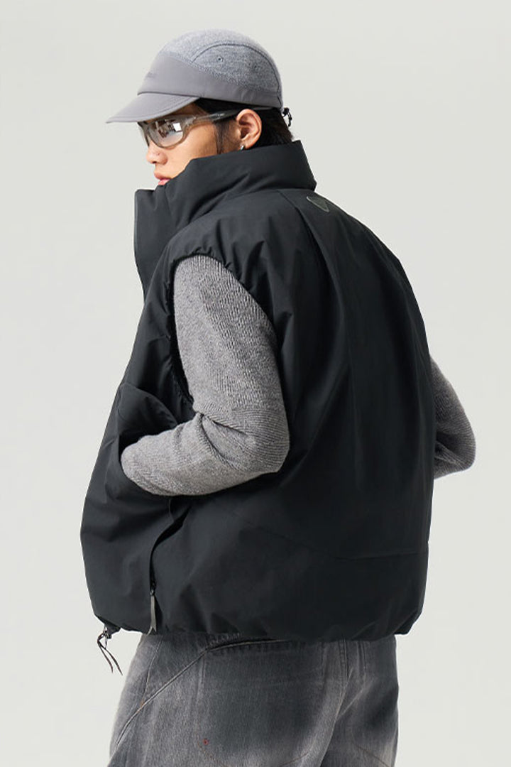 フラップポケット付きダウンベスト25BLMJ007