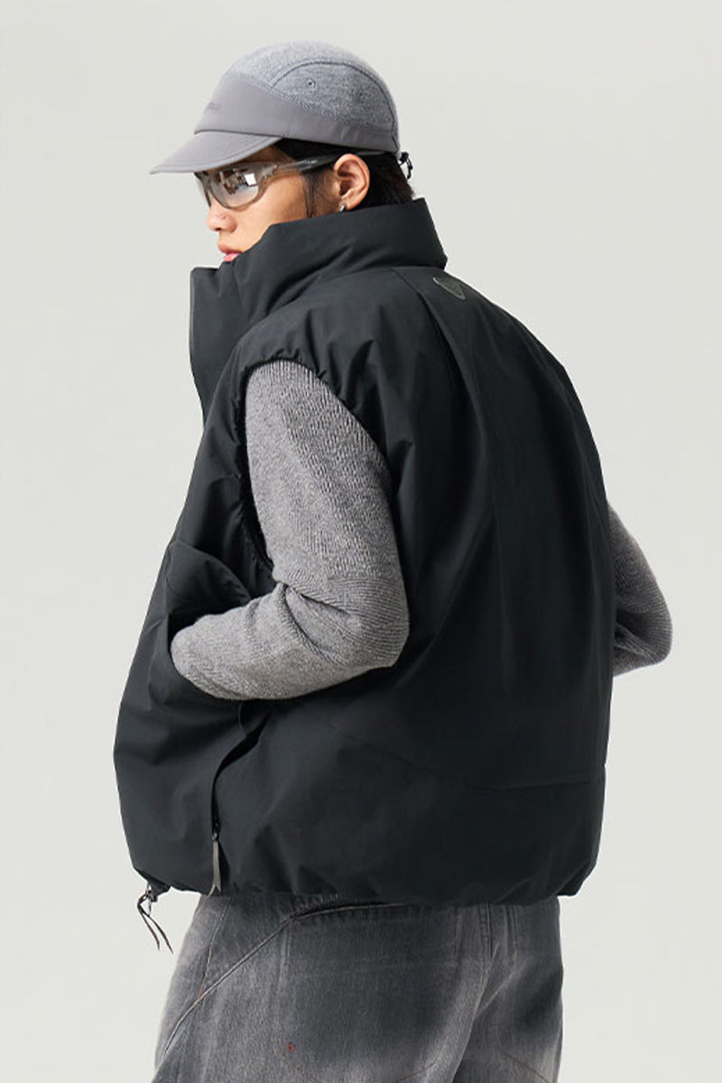 フラップポケット付きダウンベスト25BLMJ007