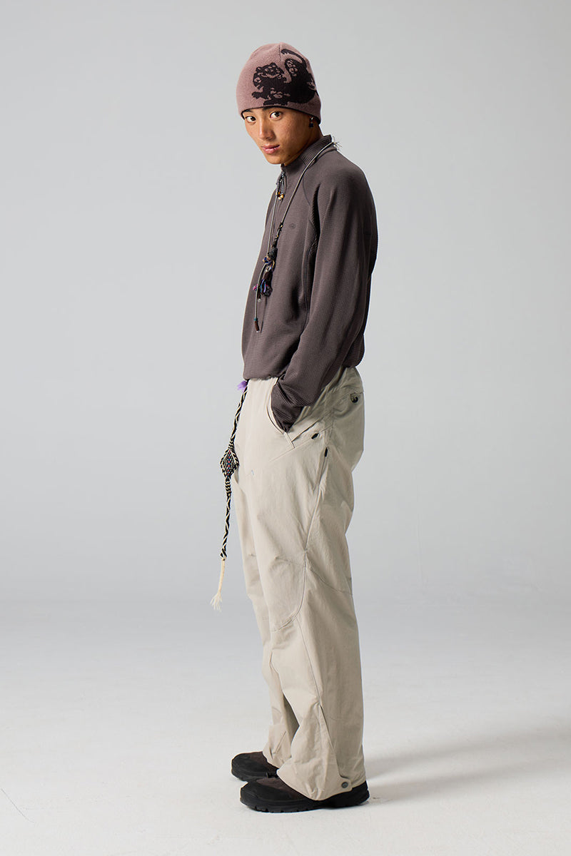 ウールスタンドカラーフリースインナー25BLCT022