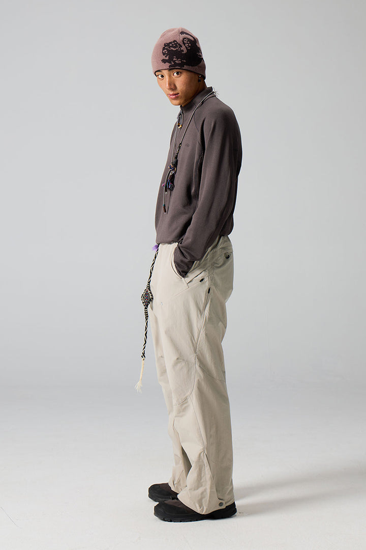 ウールスタンドカラーフリースインナー25BLCT022