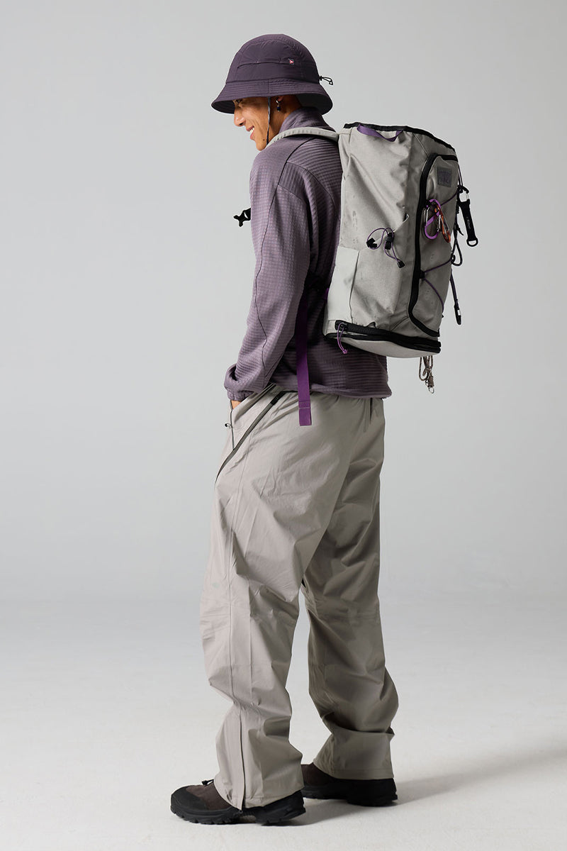 ウールチェック柄フリースジャケット25BLJK027