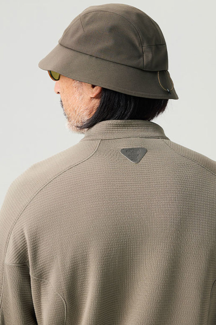 ウールハーフジップインナーシャツ25BLCT023