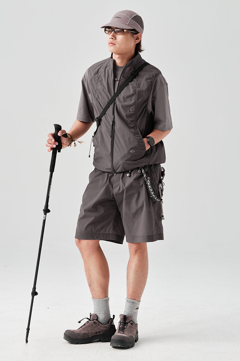 MICROFT軽量撥水ショートパンツNLBLADK002