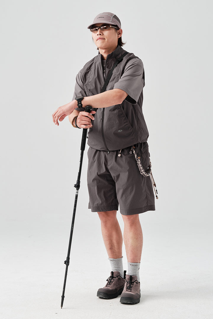 MICROFT軽量撥水ショートパンツNLBLADK002