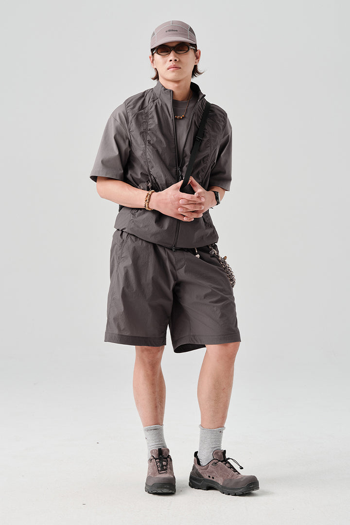 MICROFT軽量撥水ショートパンツNLBLADK002