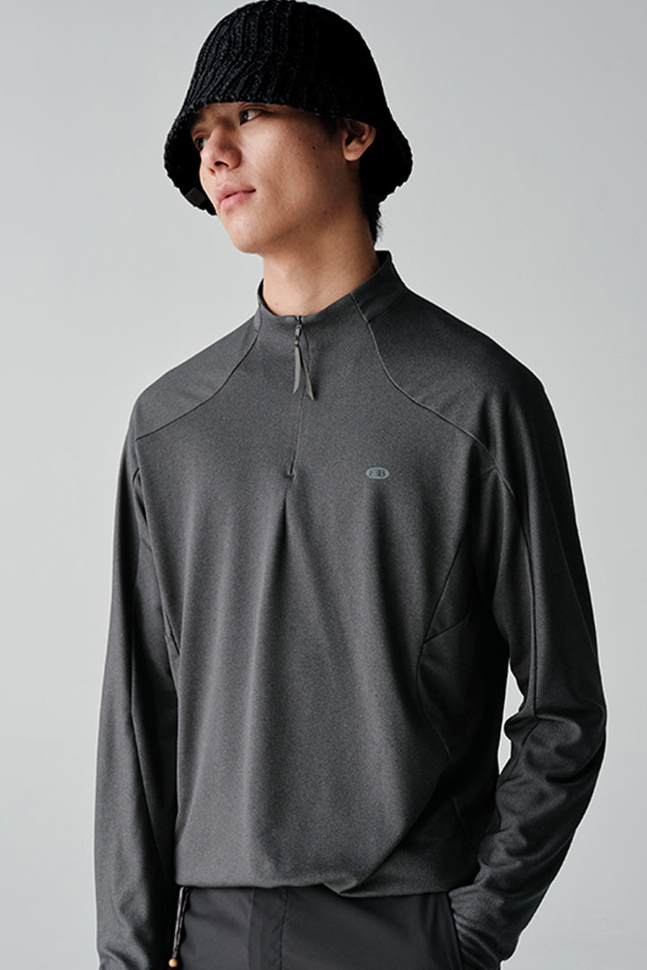 POWERDRYハーフジップ速乾トレーナーNLBLCPL001