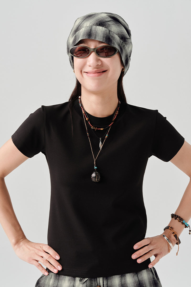 コットン製ドロストリング付き帽子NLBLAPS013