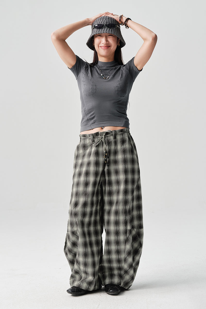 シームレス一体編み半袖TシャツウィメンズNLBLDTX014