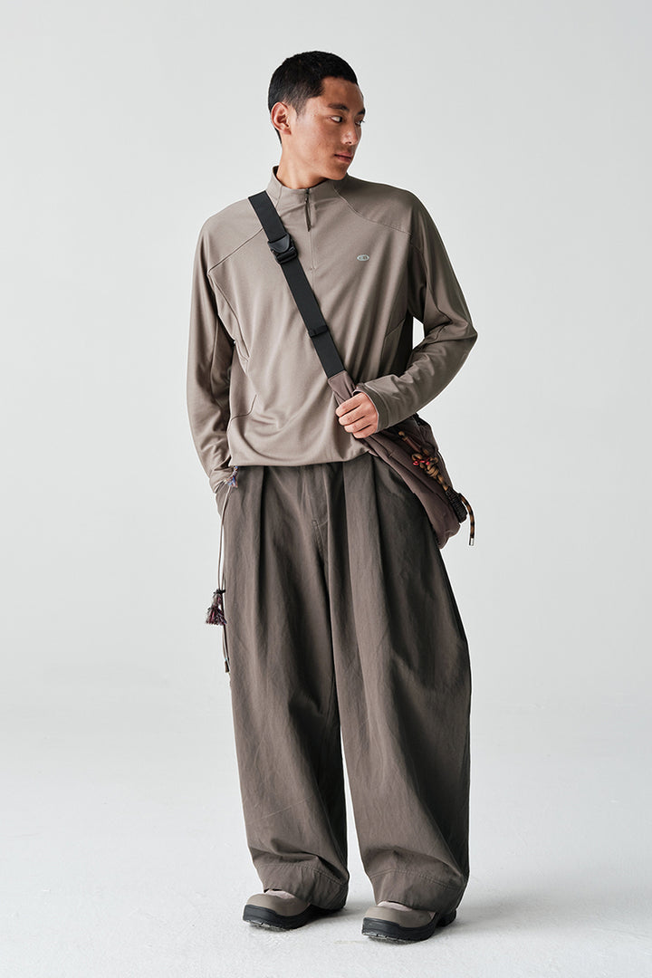 POWERDRYハーフジップ速乾トレーナーNLBLCPL001