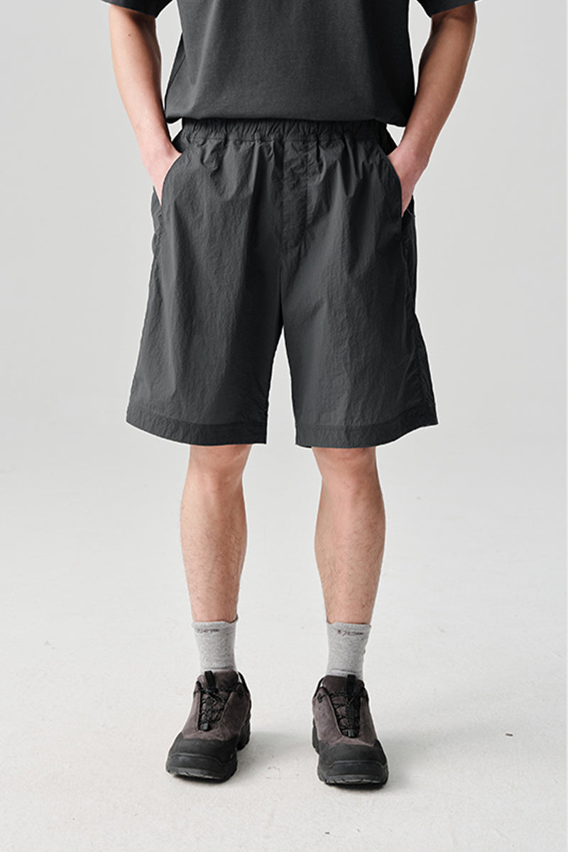 MICROFT軽量撥水ショートパンツNLBLADK002