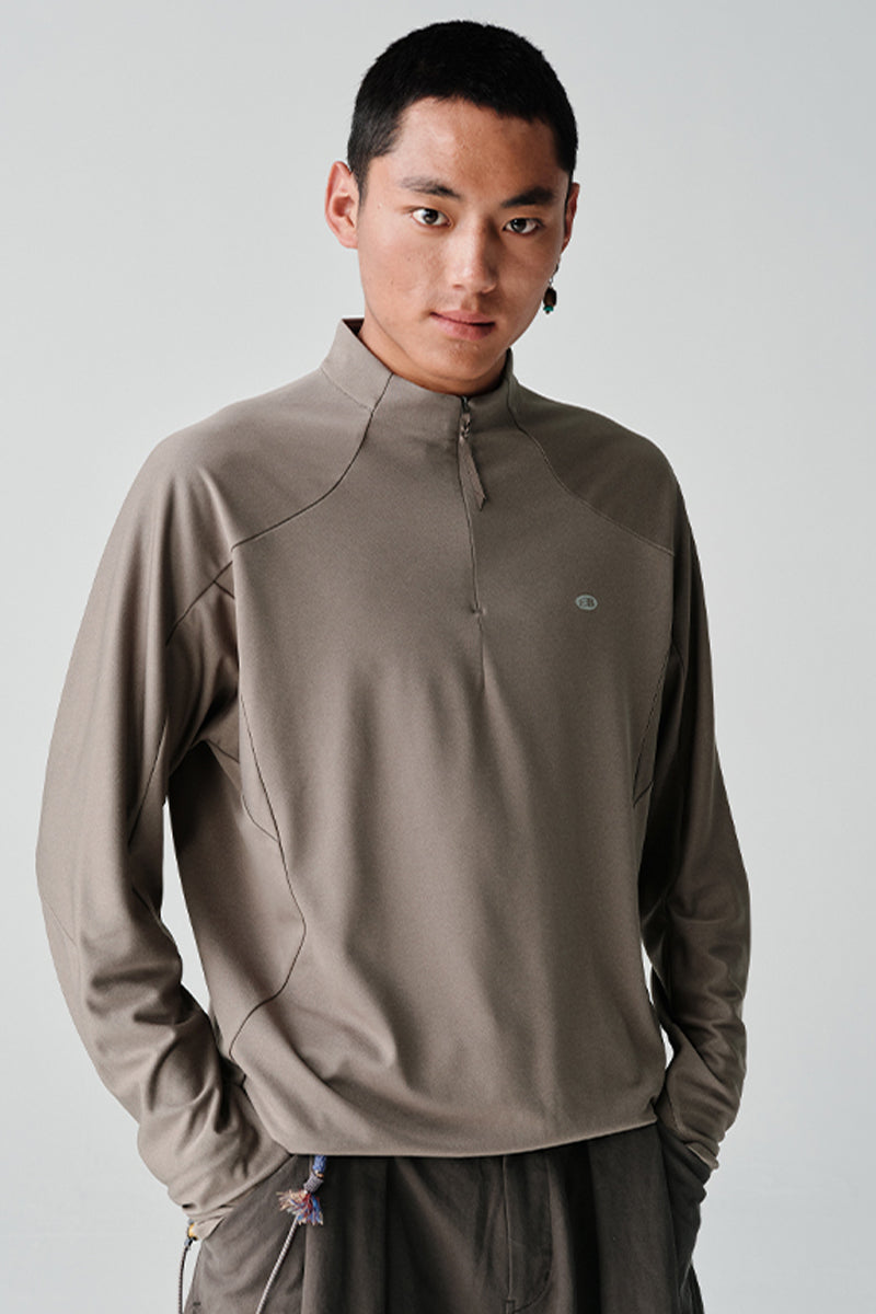 POWERDRYハーフジップ速乾トレーナーNLBLCPL001