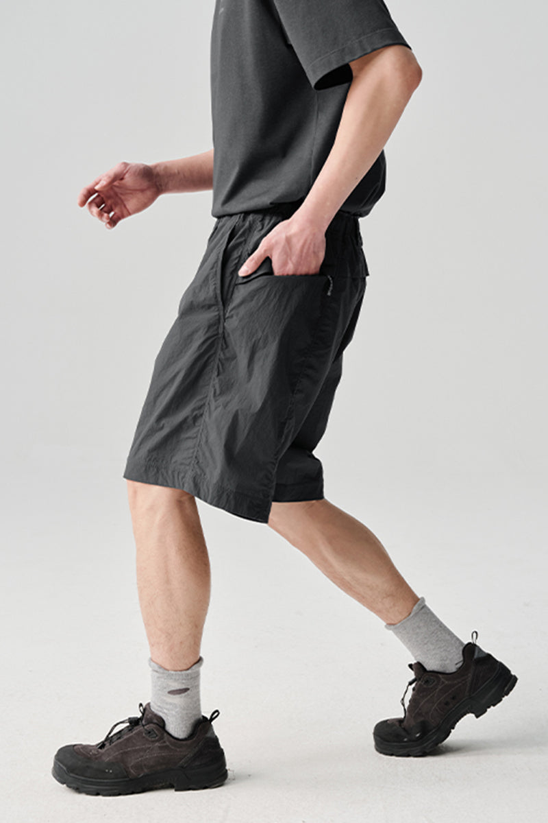 MICROFT軽量撥水ショートパンツNLBLADK002
