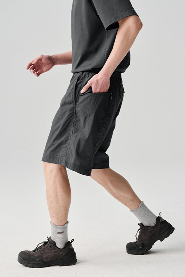 MICROFT軽量撥水ショートパンツNLBLADK002