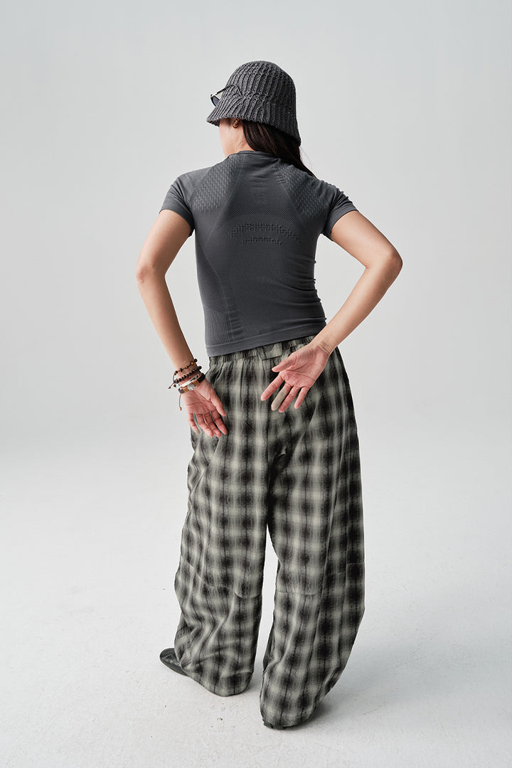 シームレス一体編み半袖TシャツウィメンズNLBLDTX014