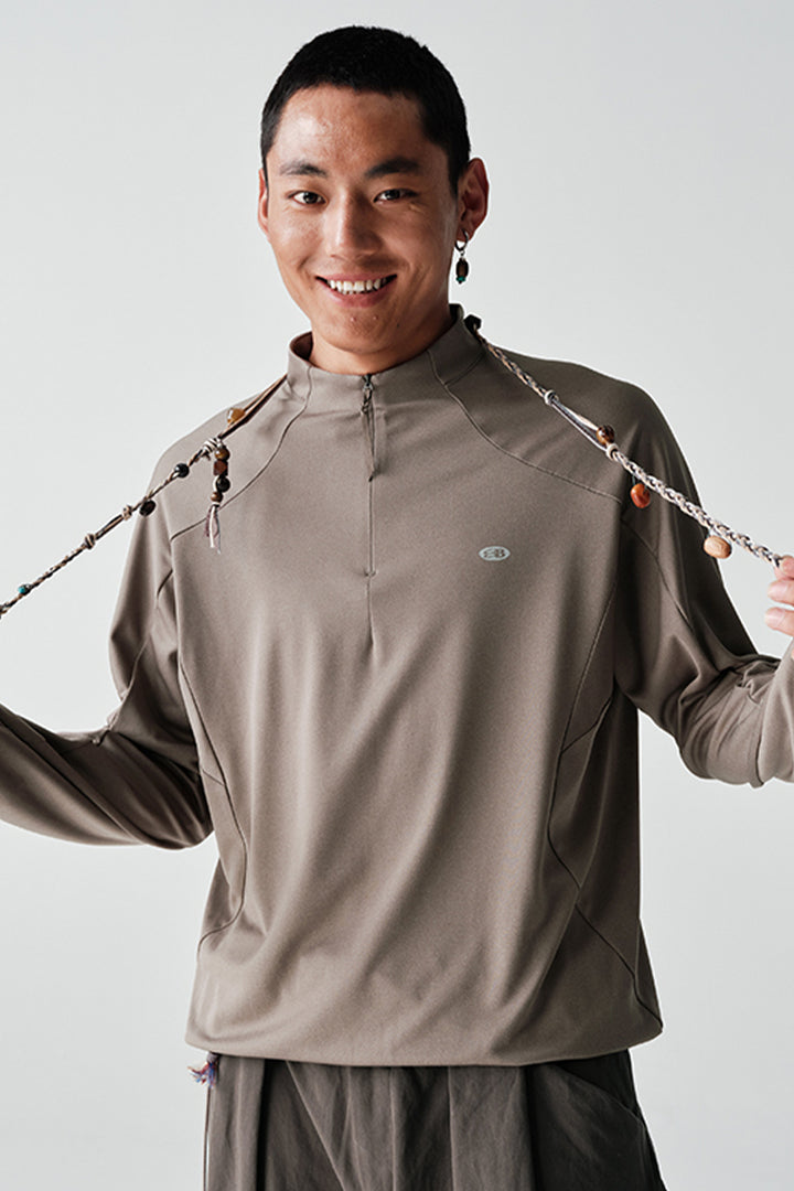 POWERDRYハーフジップ速乾トレーナーNLBLCPL001