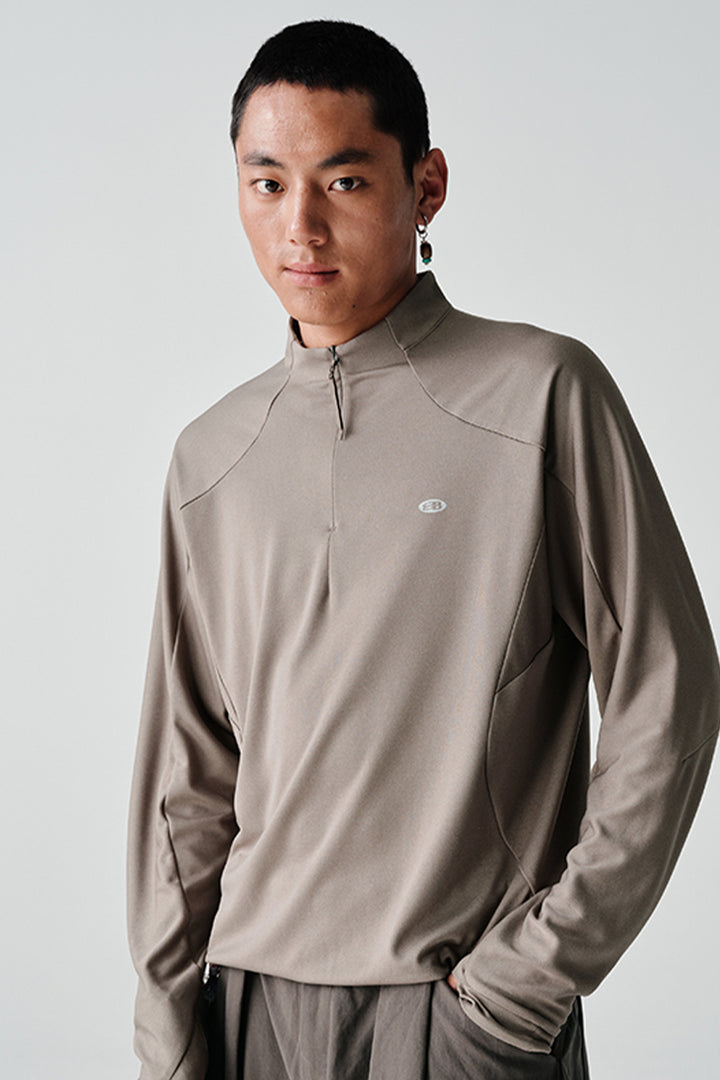 POWERDRYハーフジップ速乾トレーナーNLBLCPL001